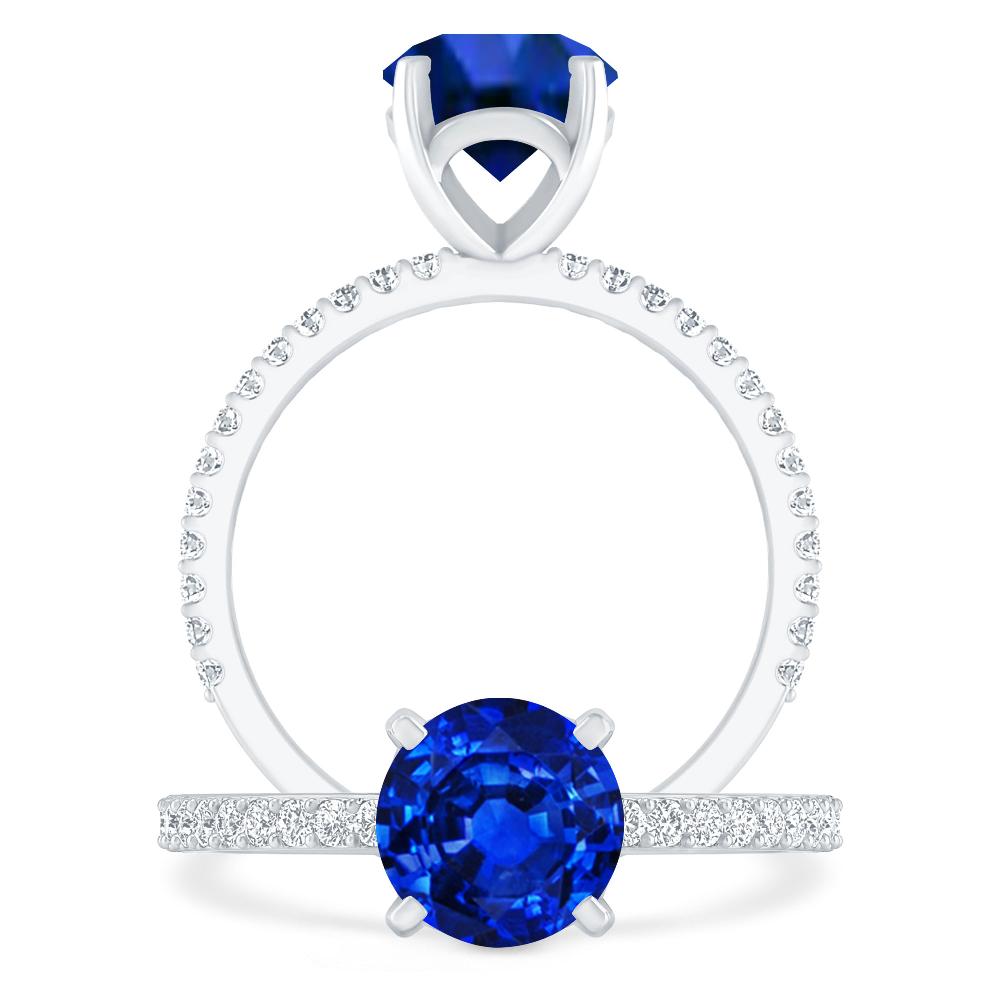 White Gold - Sapphire