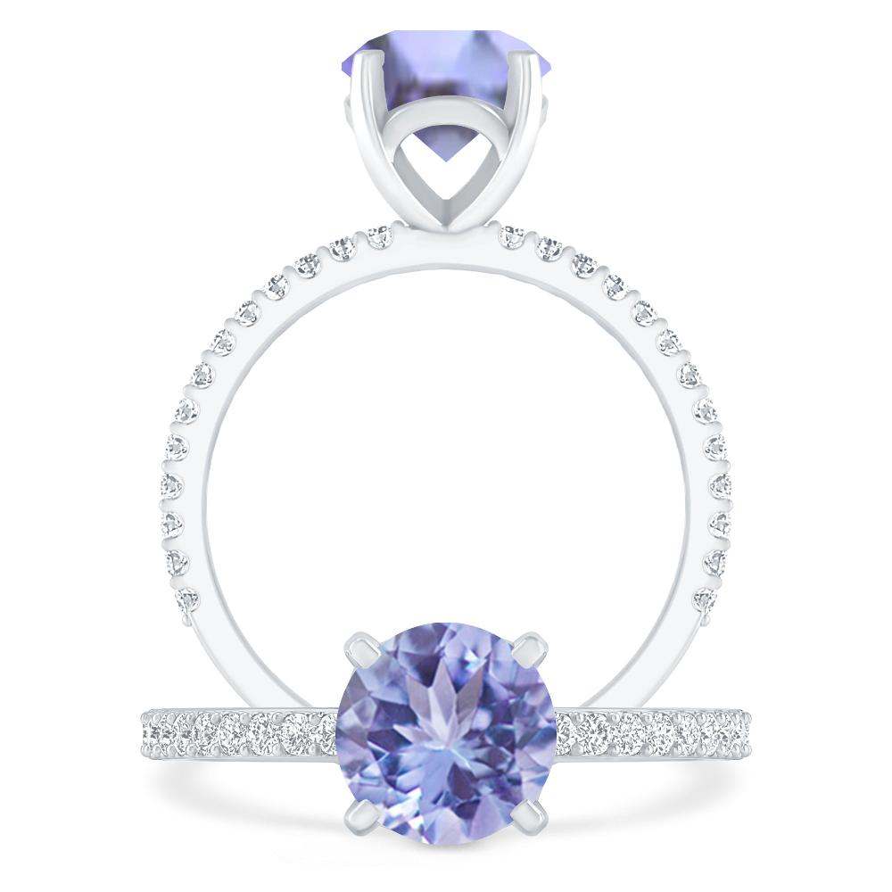 White Gold - Tanzanite