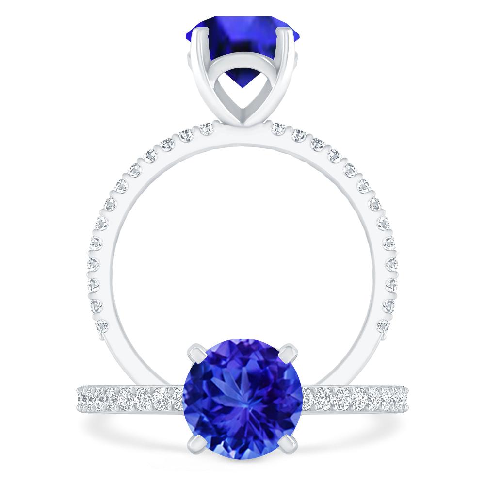 White Gold - Tanzanite