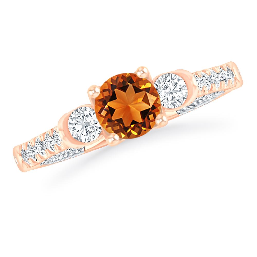 Rose Gold - Citrine