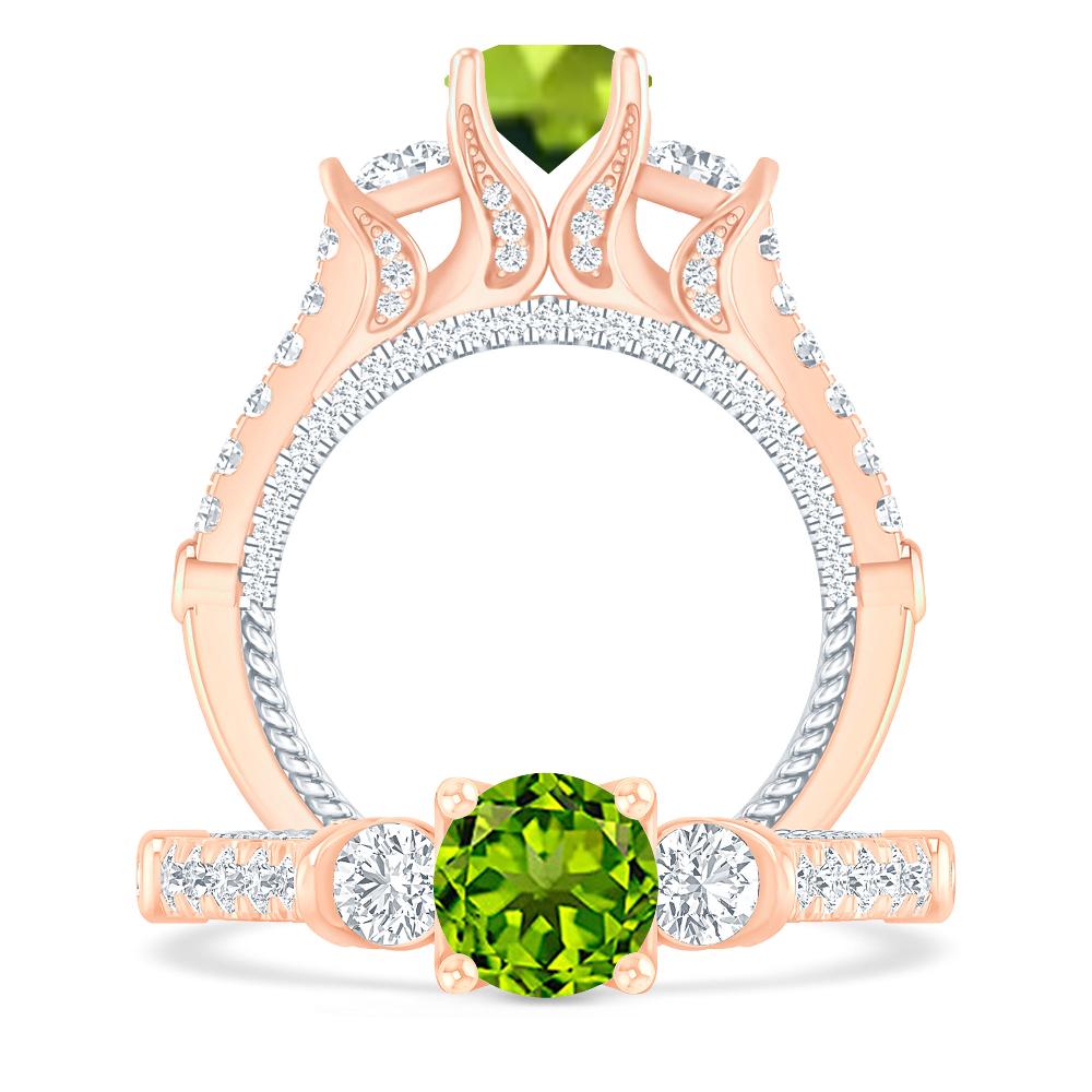 Rose Gold - Peridot