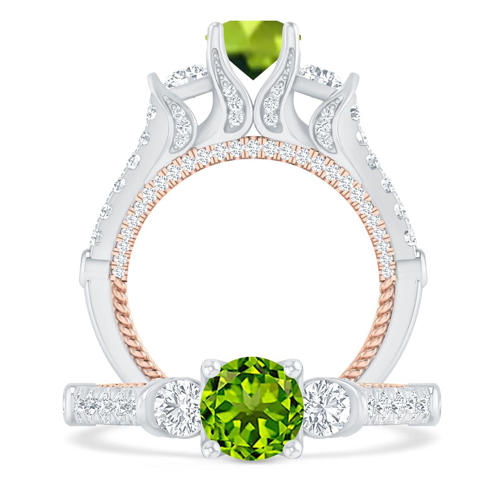 White Gold - Peridot