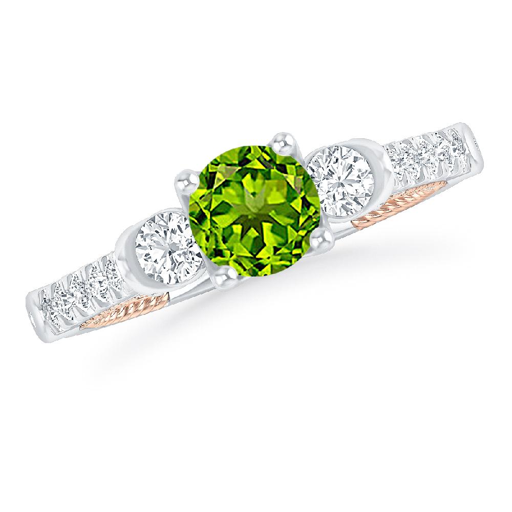 White Gold - Peridot