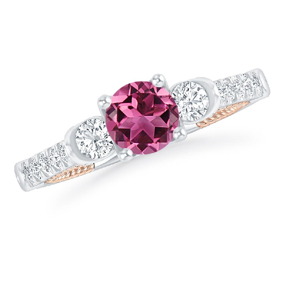 White Gold - Pink Tourmaline