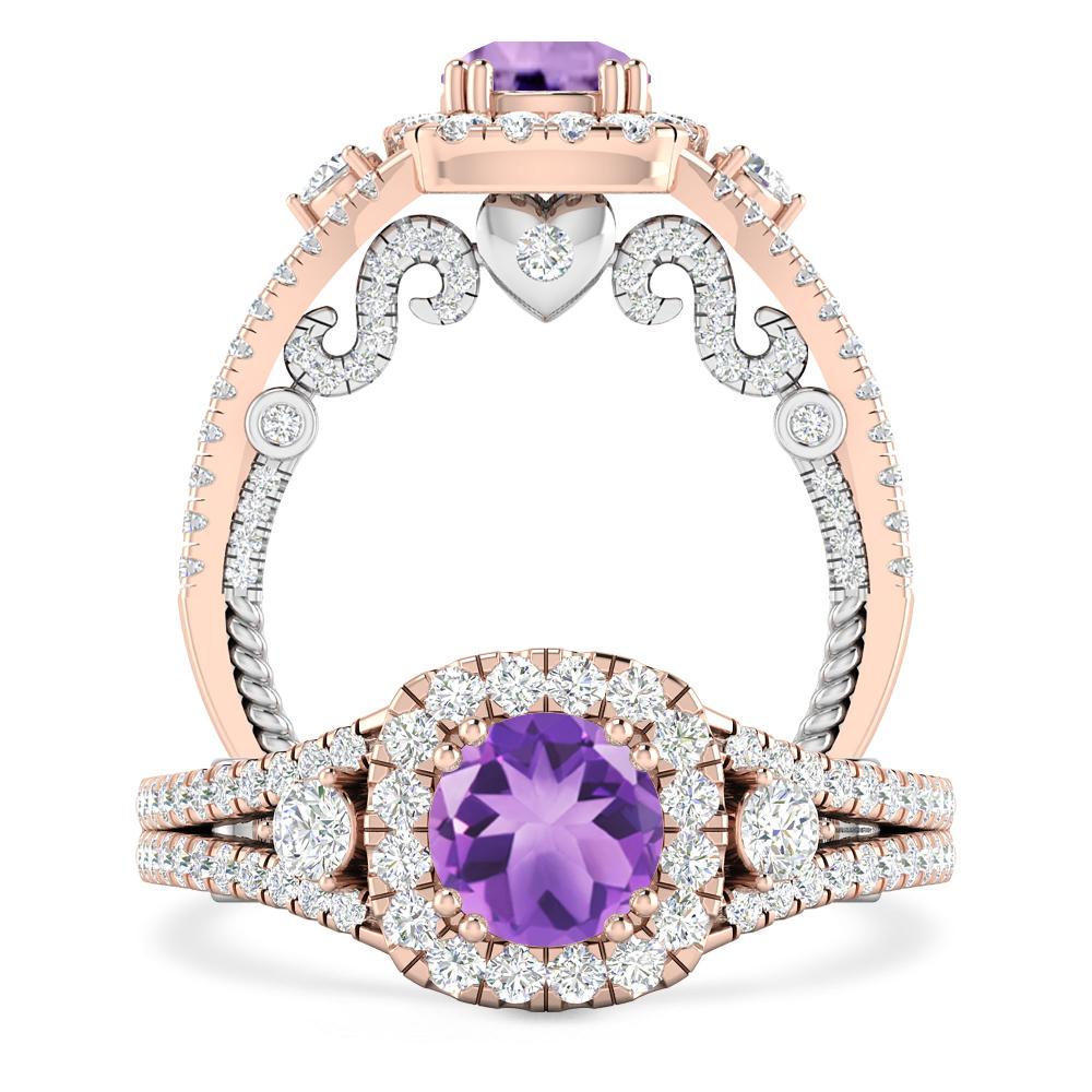 Rose Gold - Amethyst