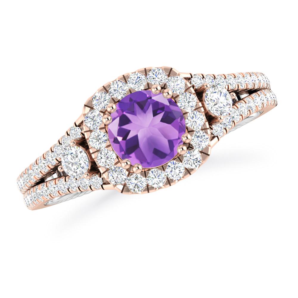 Rose Gold - Amethyst