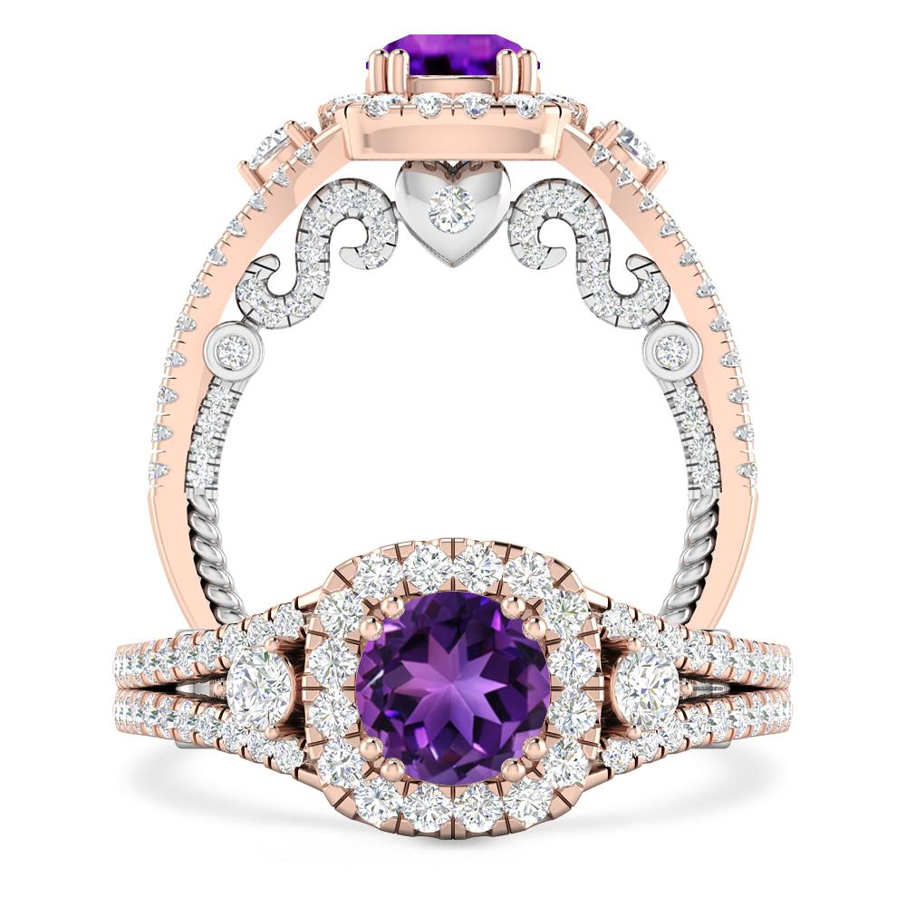 Rose Gold - Amethyst