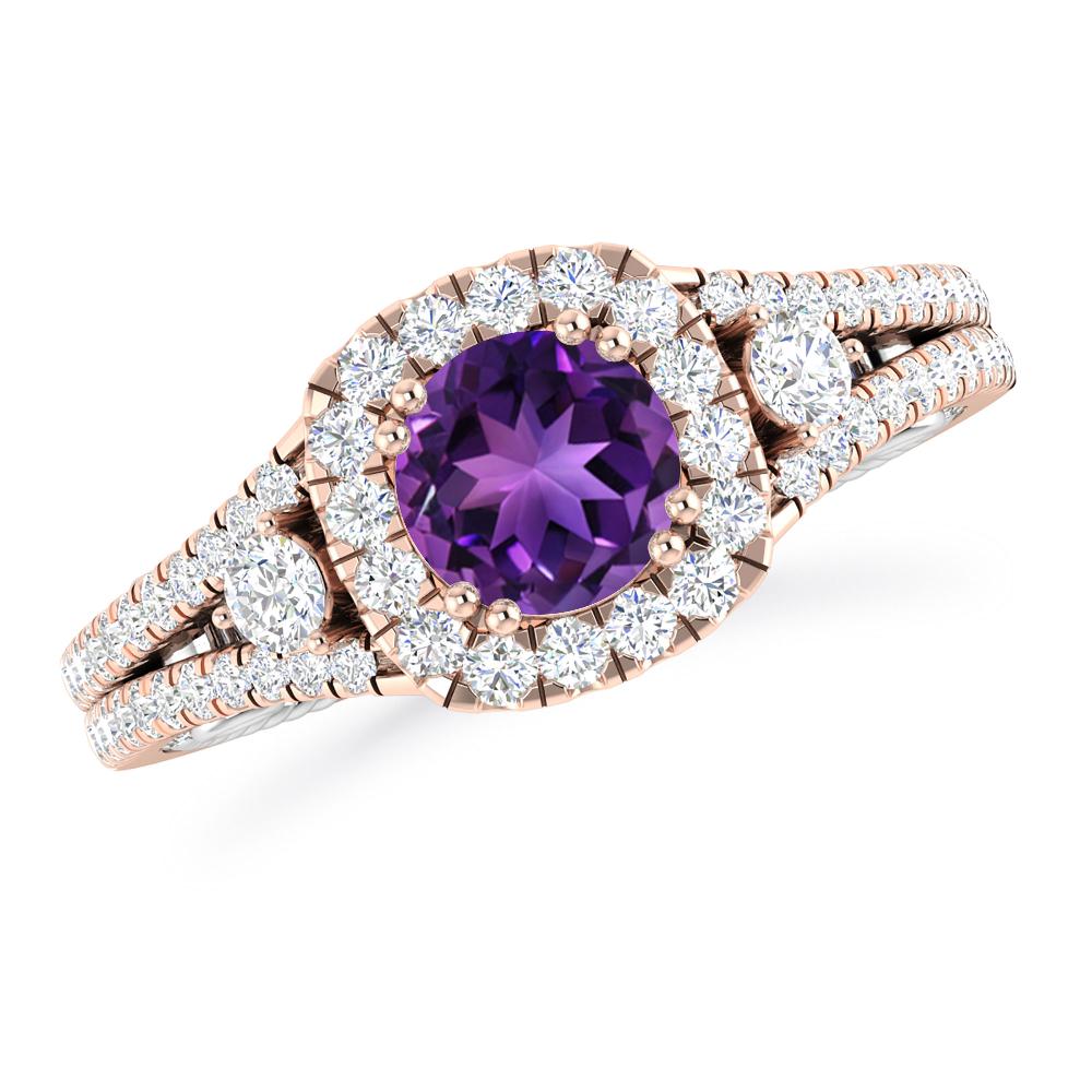 Rose Gold - Amethyst