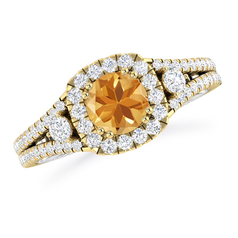 Yellow Gold - Citrine