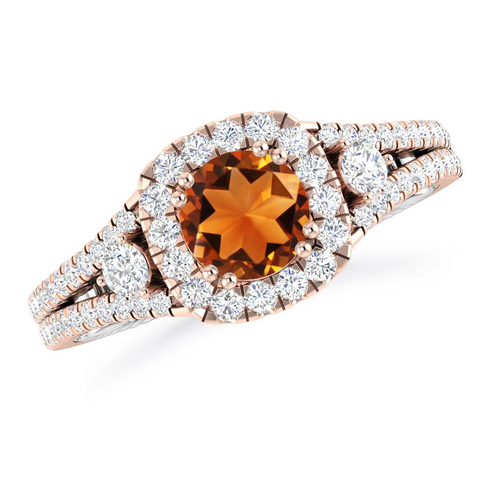 Rose Gold - Citrine