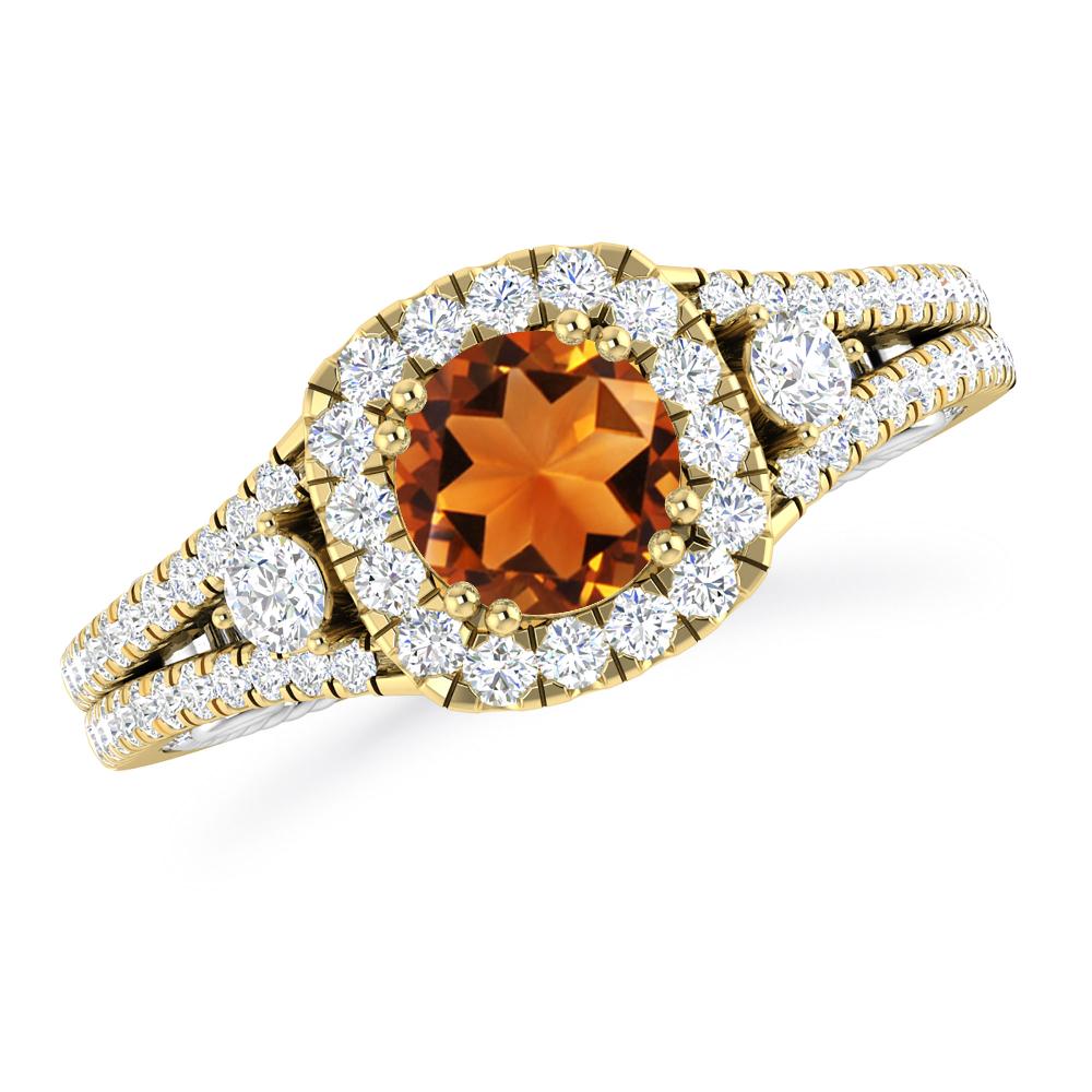 Yellow Gold - Citrine