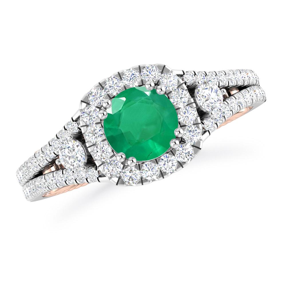 White Gold - Emerald