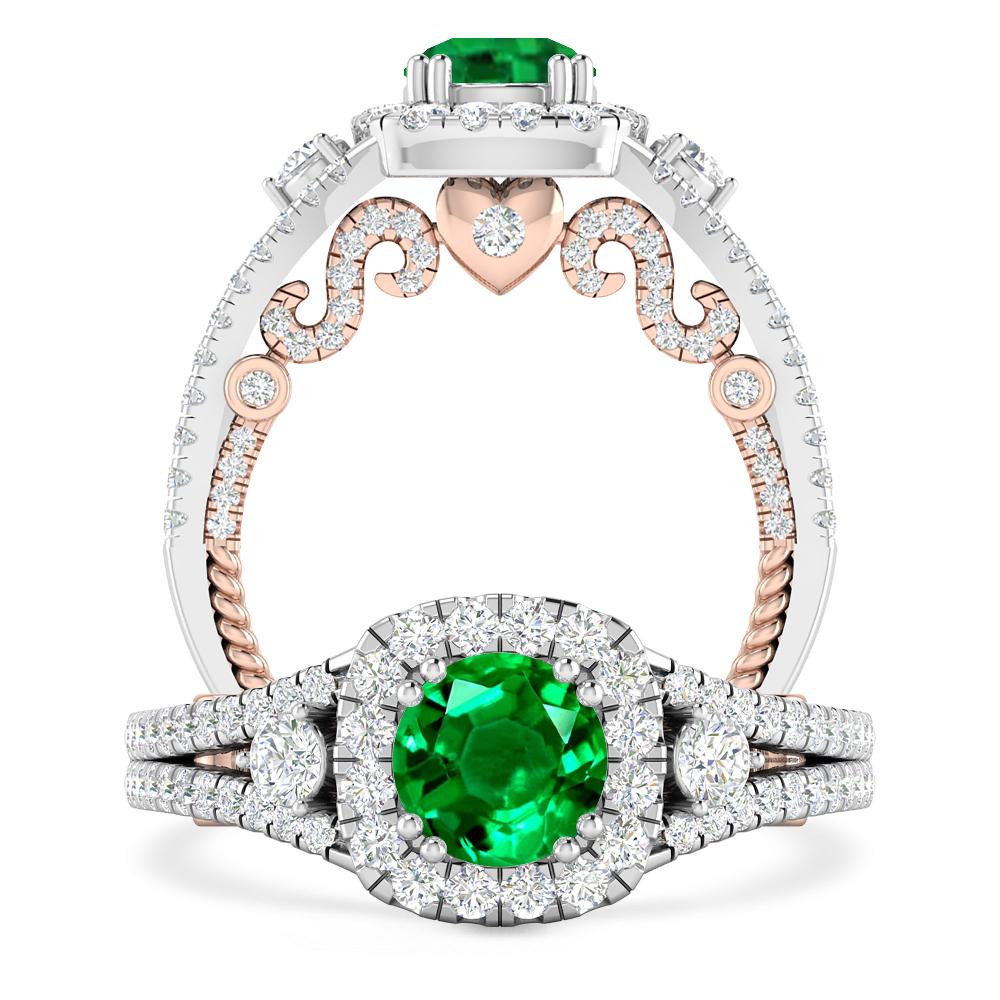 White Gold - Emerald