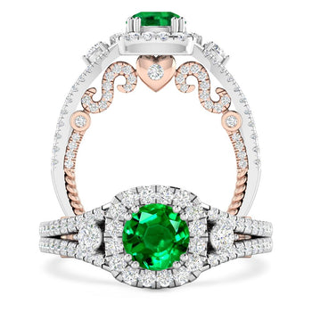 White Gold - Emerald