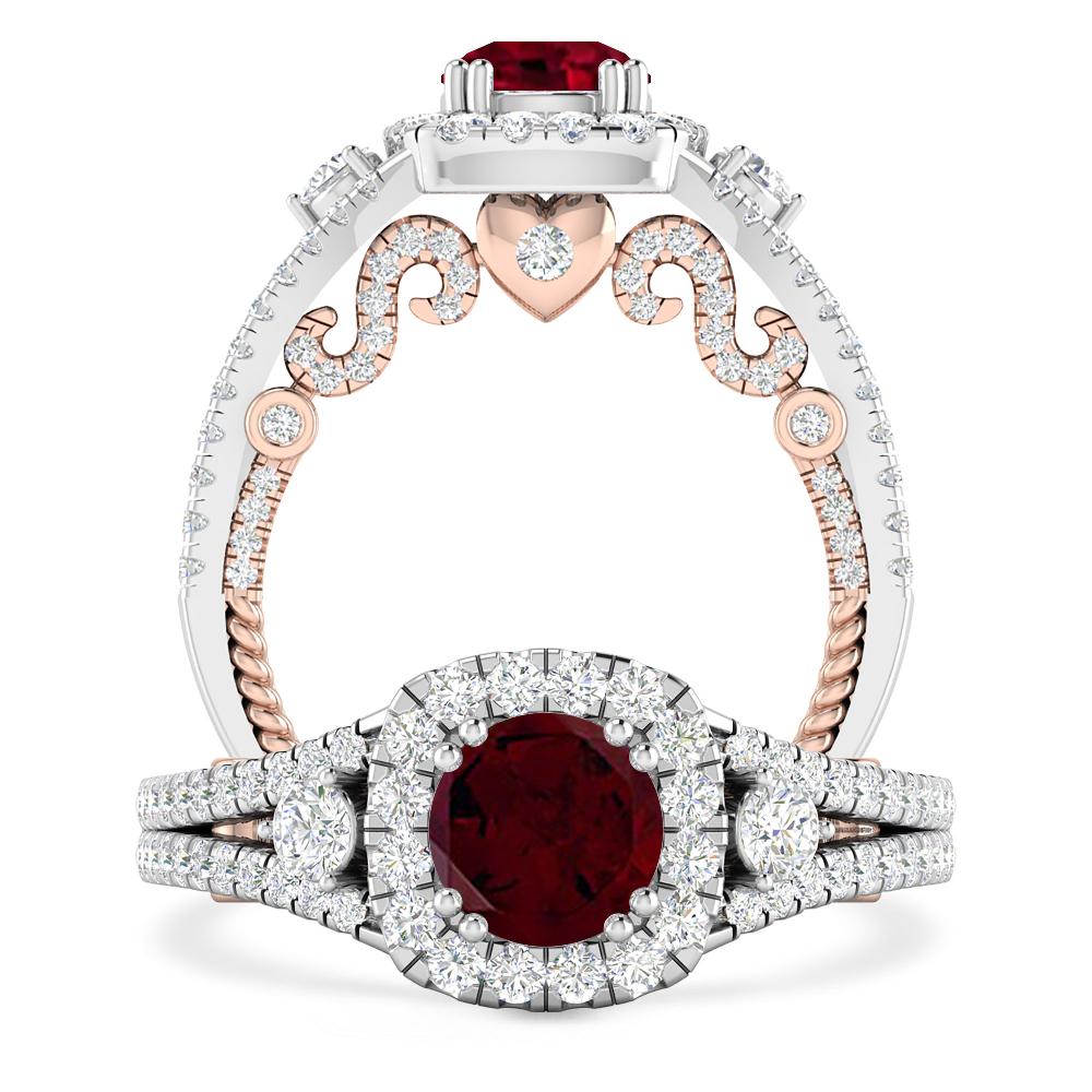 White Gold - Garnet