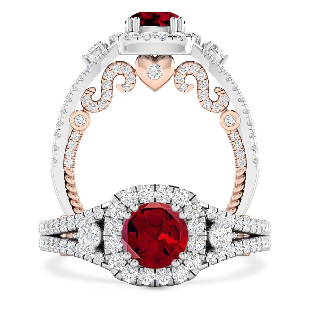 White Gold - Garnet