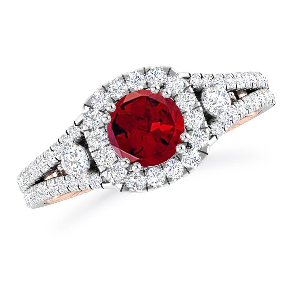 White Gold - Garnet