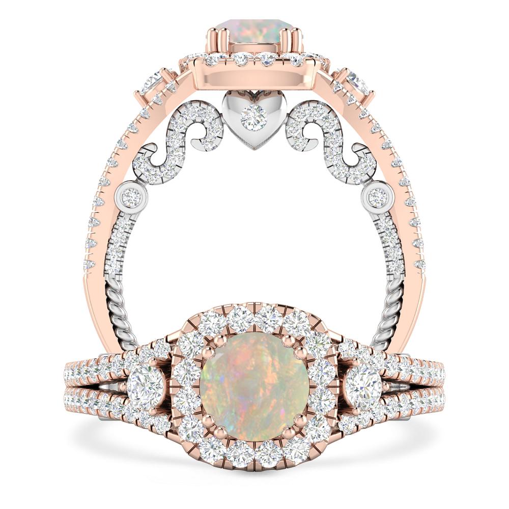 Rose Gold - Opal