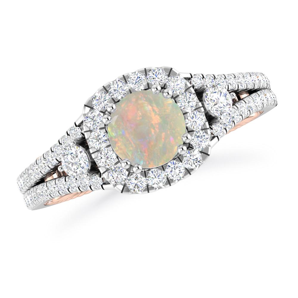 White Gold - Opal