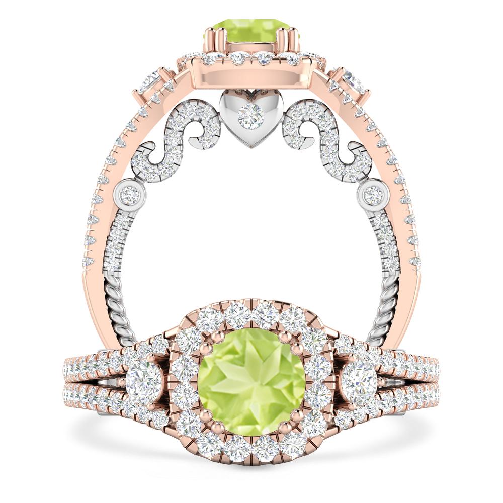 Rose Gold - Peridot