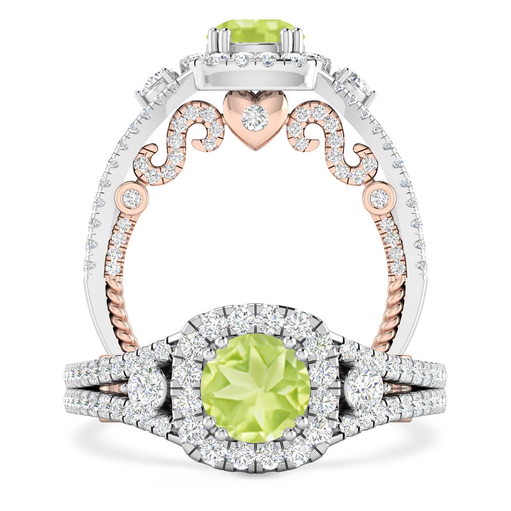 White Gold - Peridot