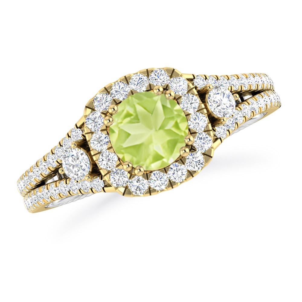 Yellow Gold - Peridot