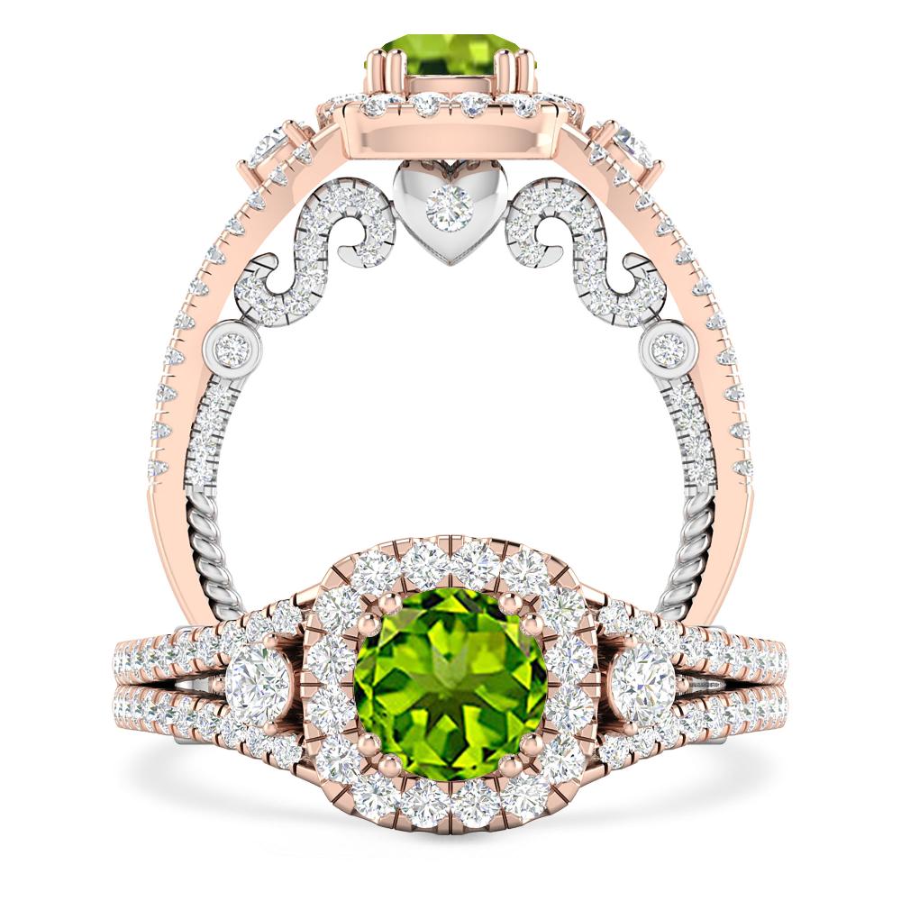 Rose Gold - Peridot