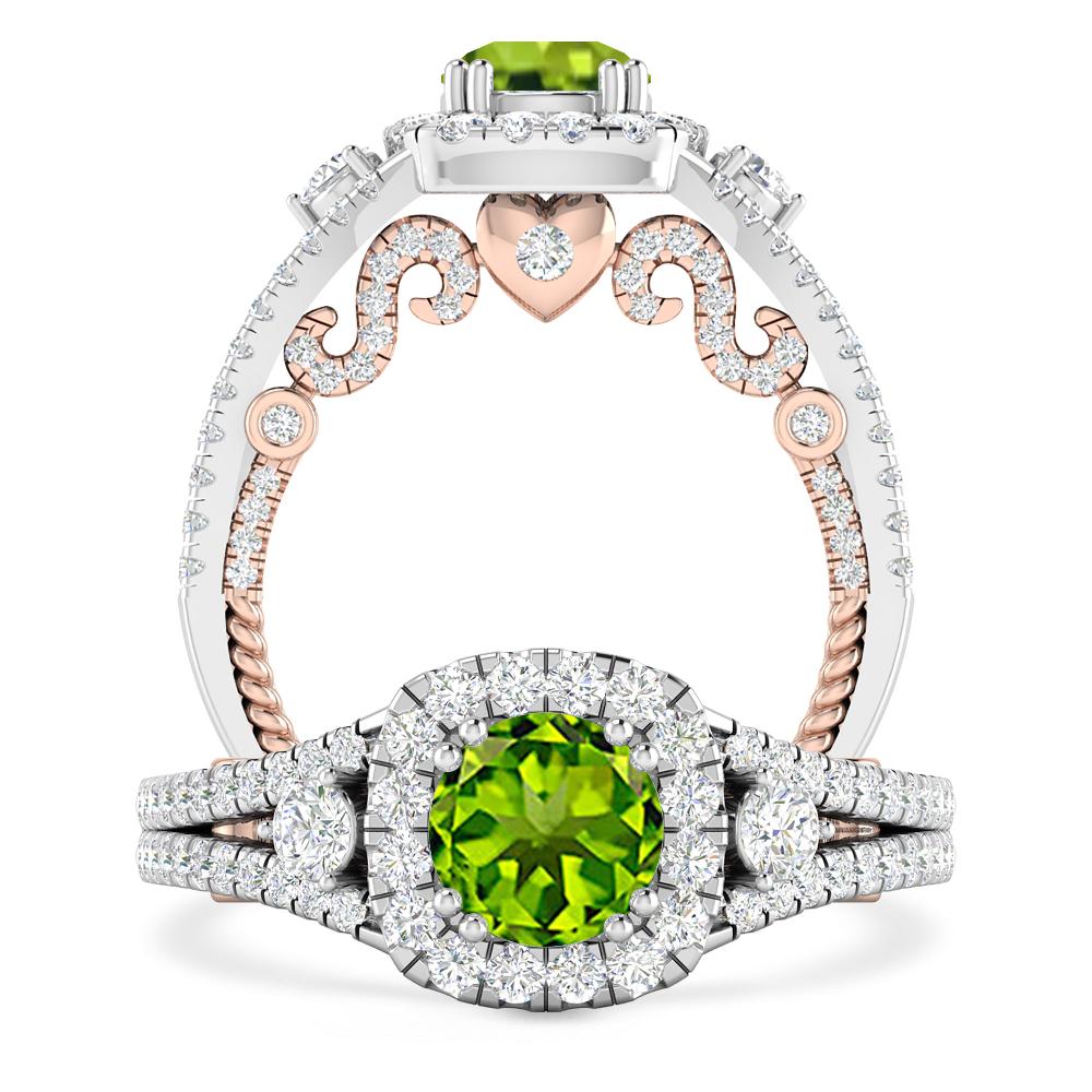 White Gold - Peridot