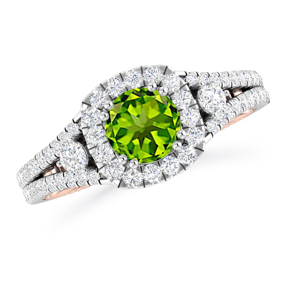 White Gold - Peridot