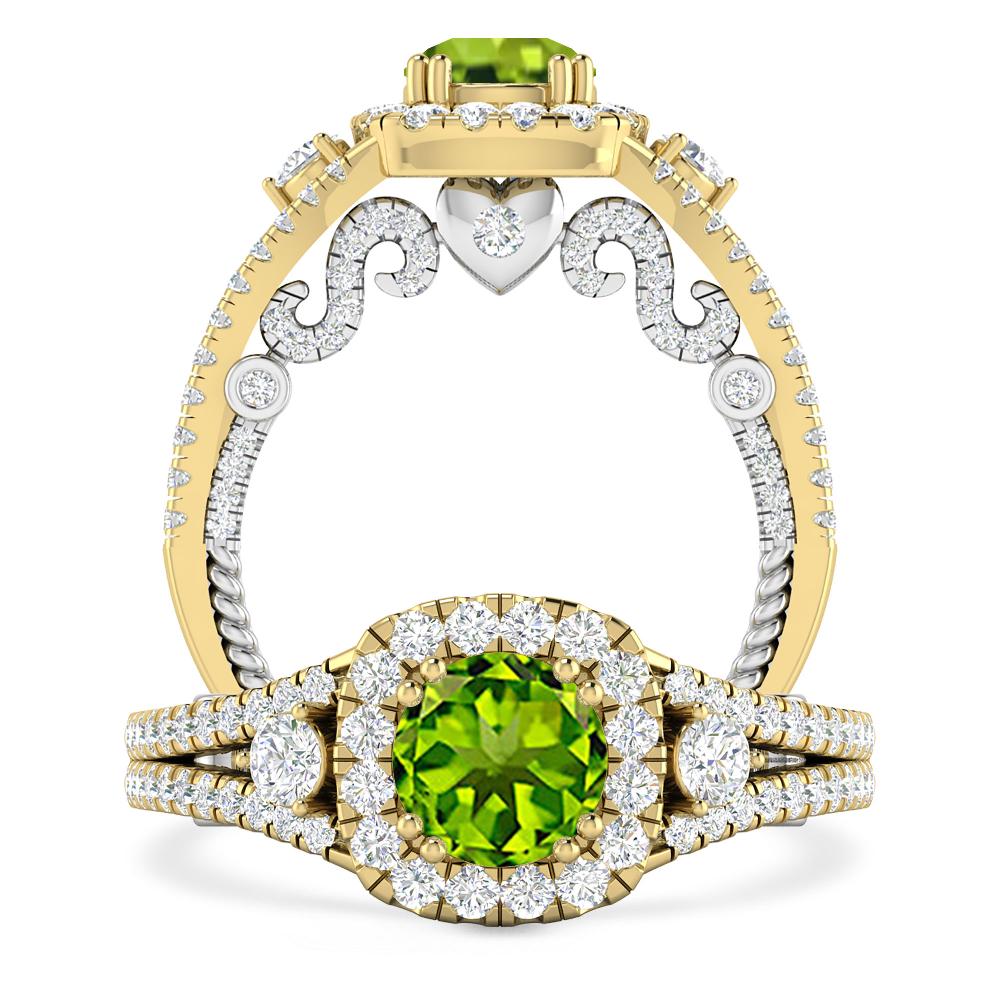 Yellow Gold - Peridot