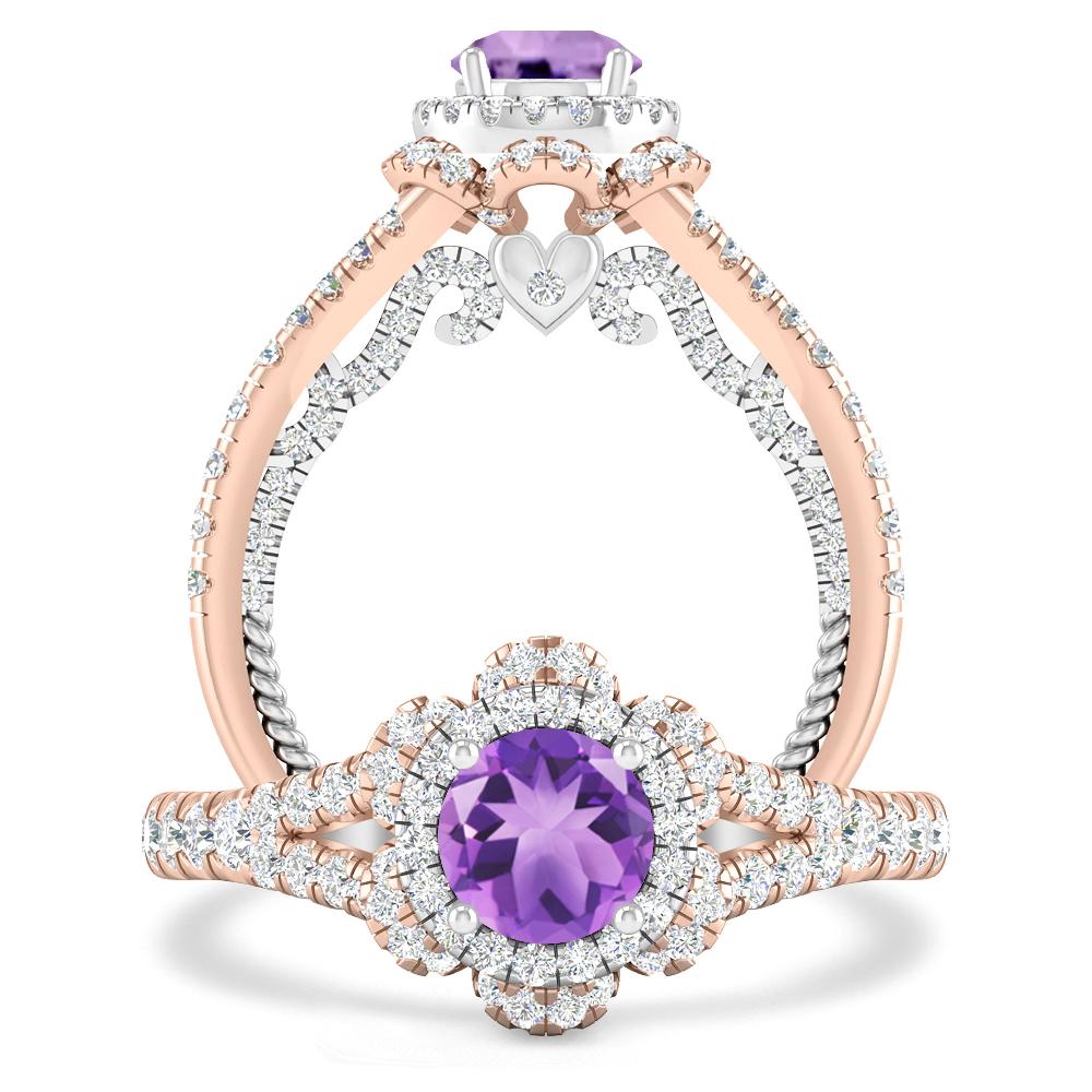 Rose Gold - Amethyst