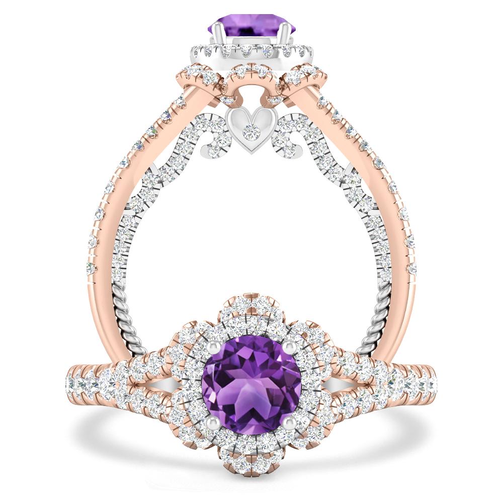 Rose Gold - Amethyst