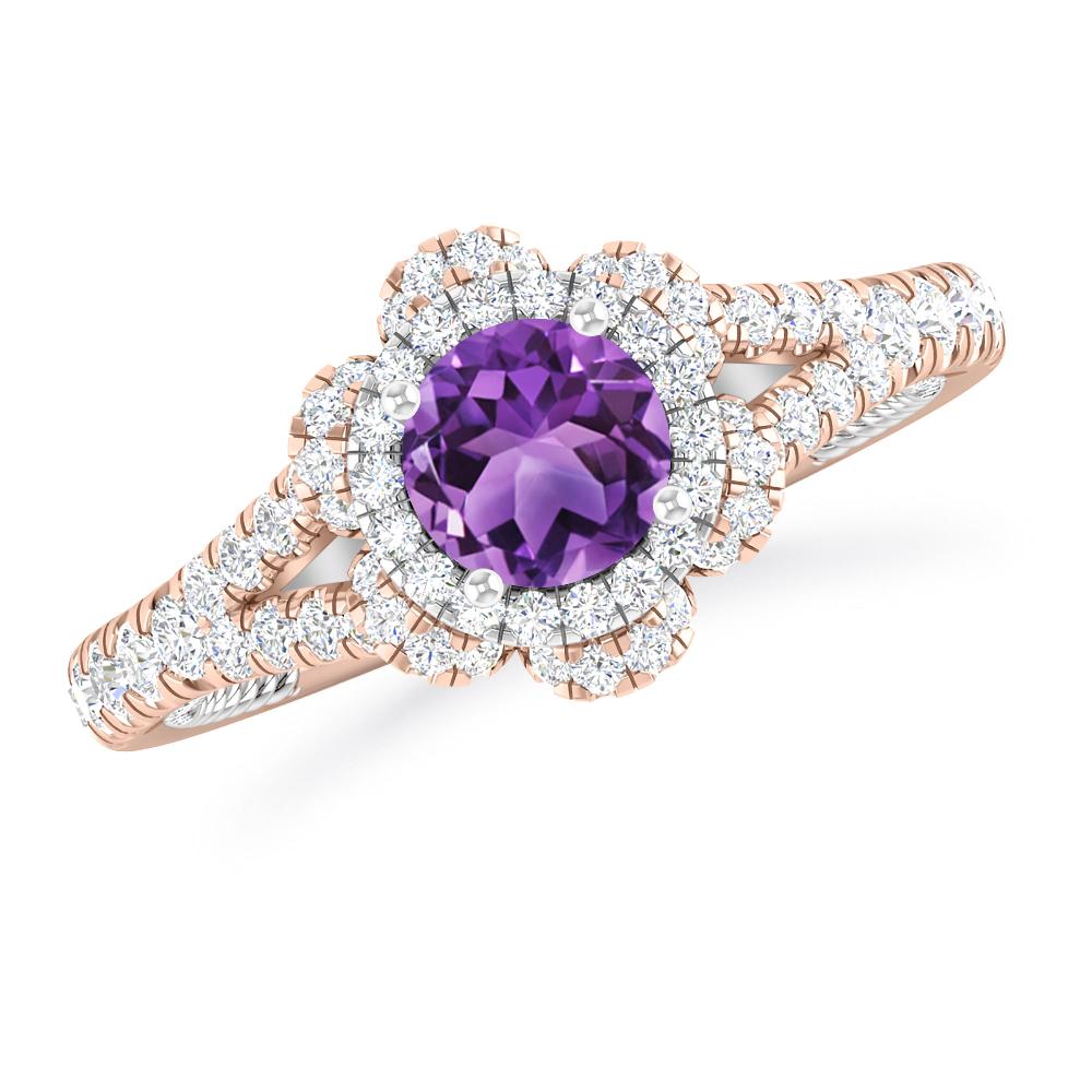 Rose Gold - Amethyst