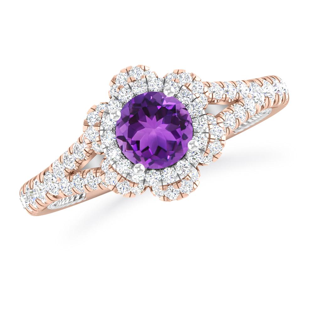 Rose Gold - Amethyst