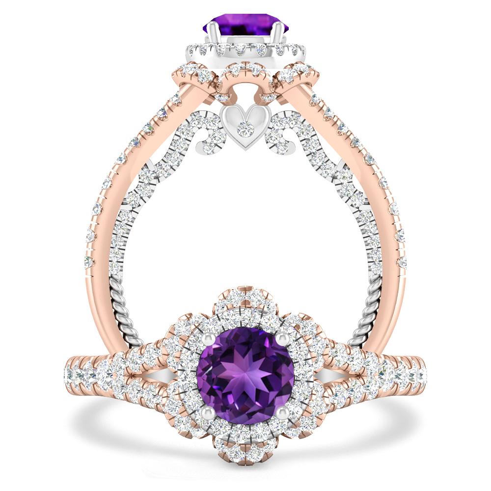 Rose Gold - Amethyst