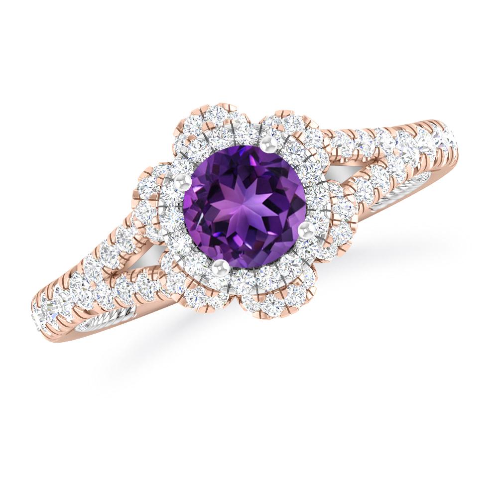 Rose Gold - Amethyst