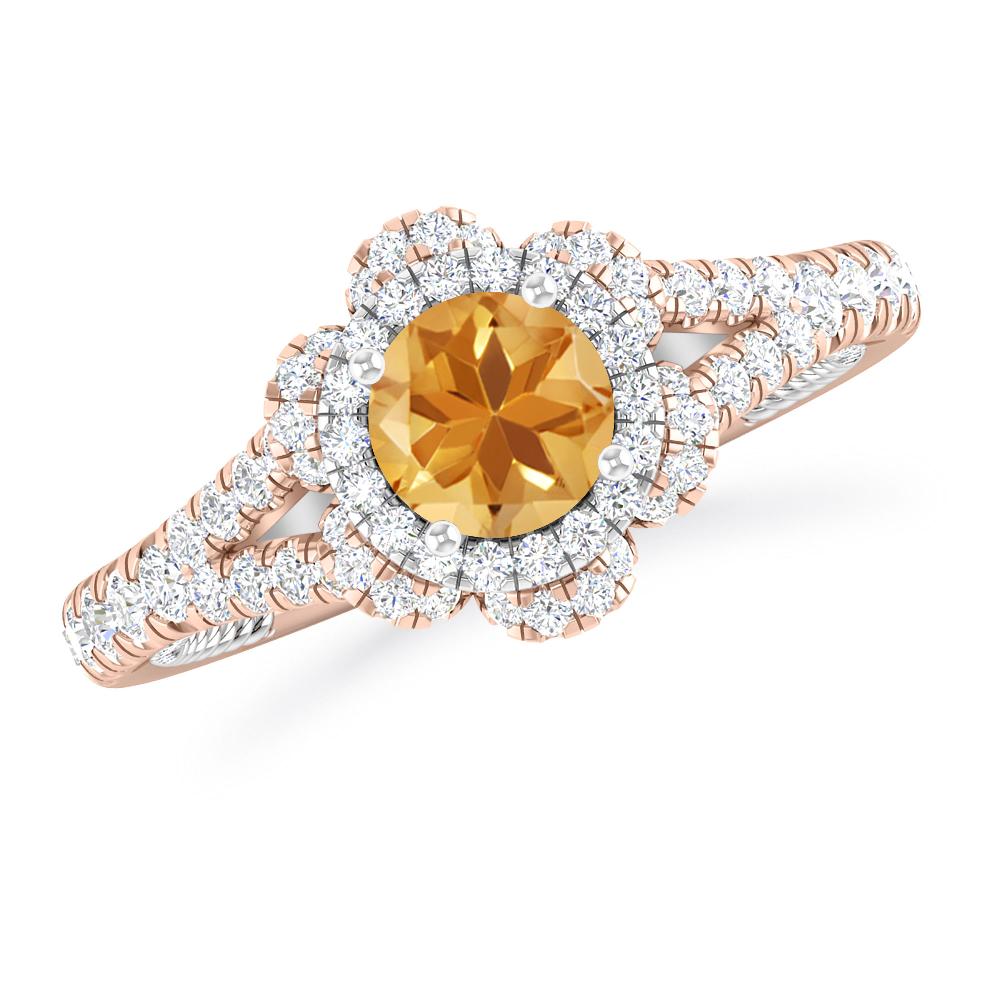 Rose Gold - Citrine