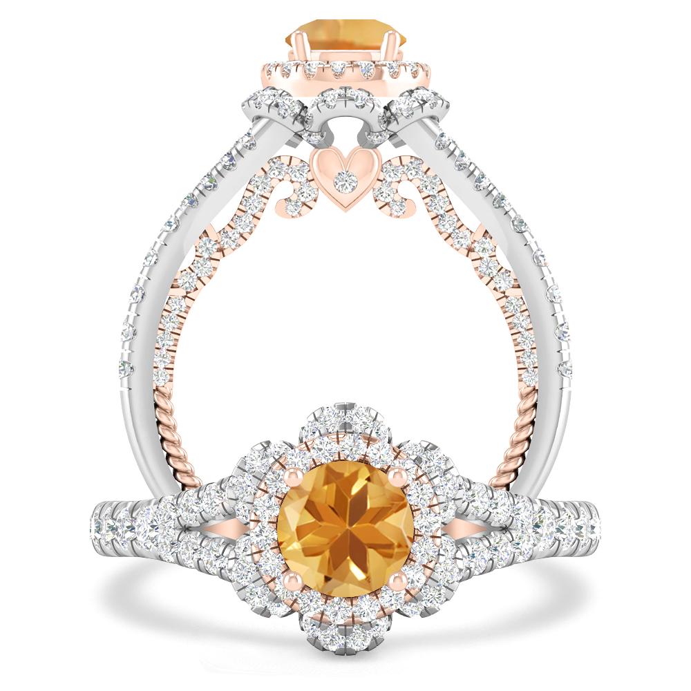 White Gold - Citrine