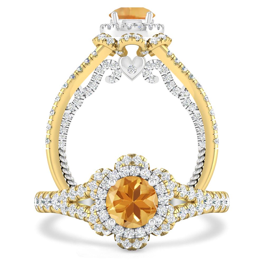 Yellow Gold - Citrine