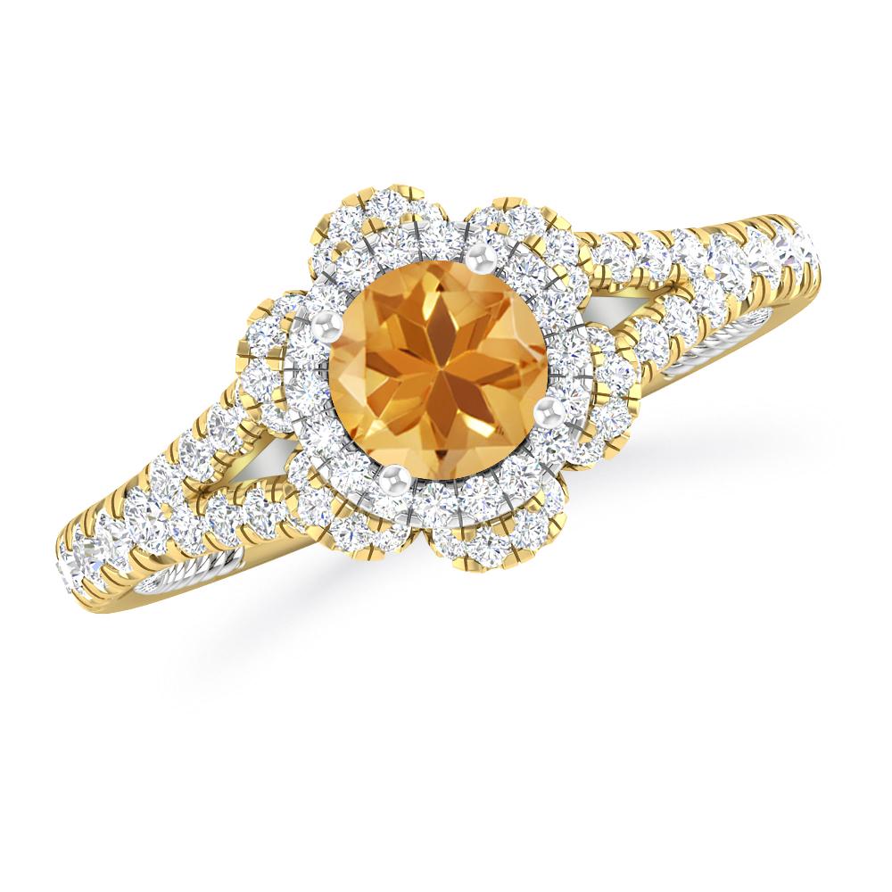 Yellow Gold - Citrine