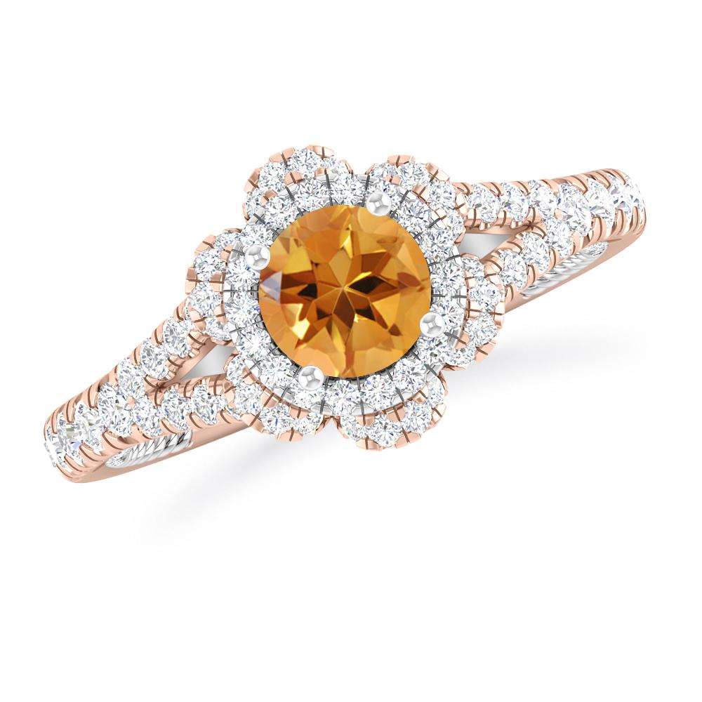 Rose Gold - Citrine