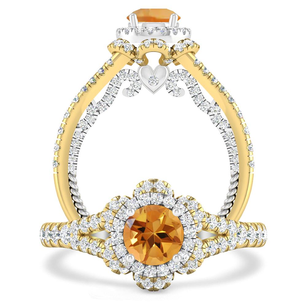 Yellow Gold - Citrine