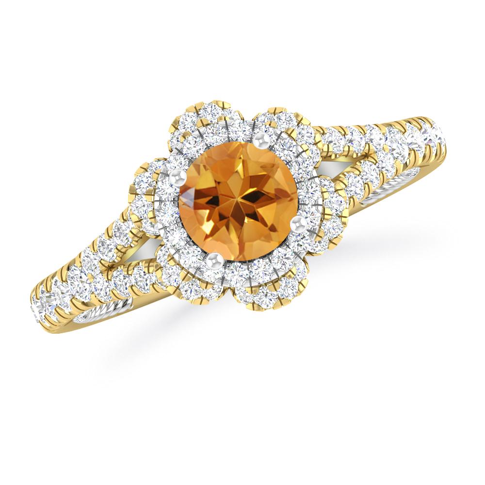 Yellow Gold - Citrine