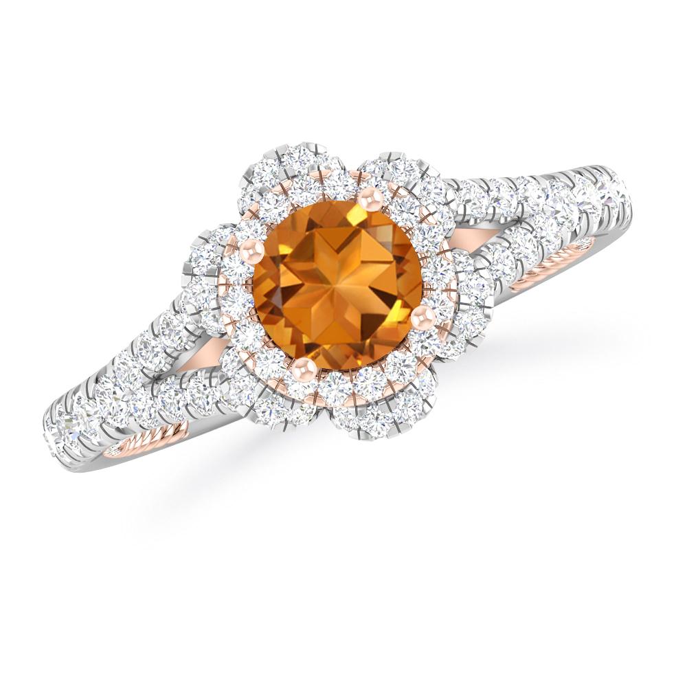 White Gold - Citrine