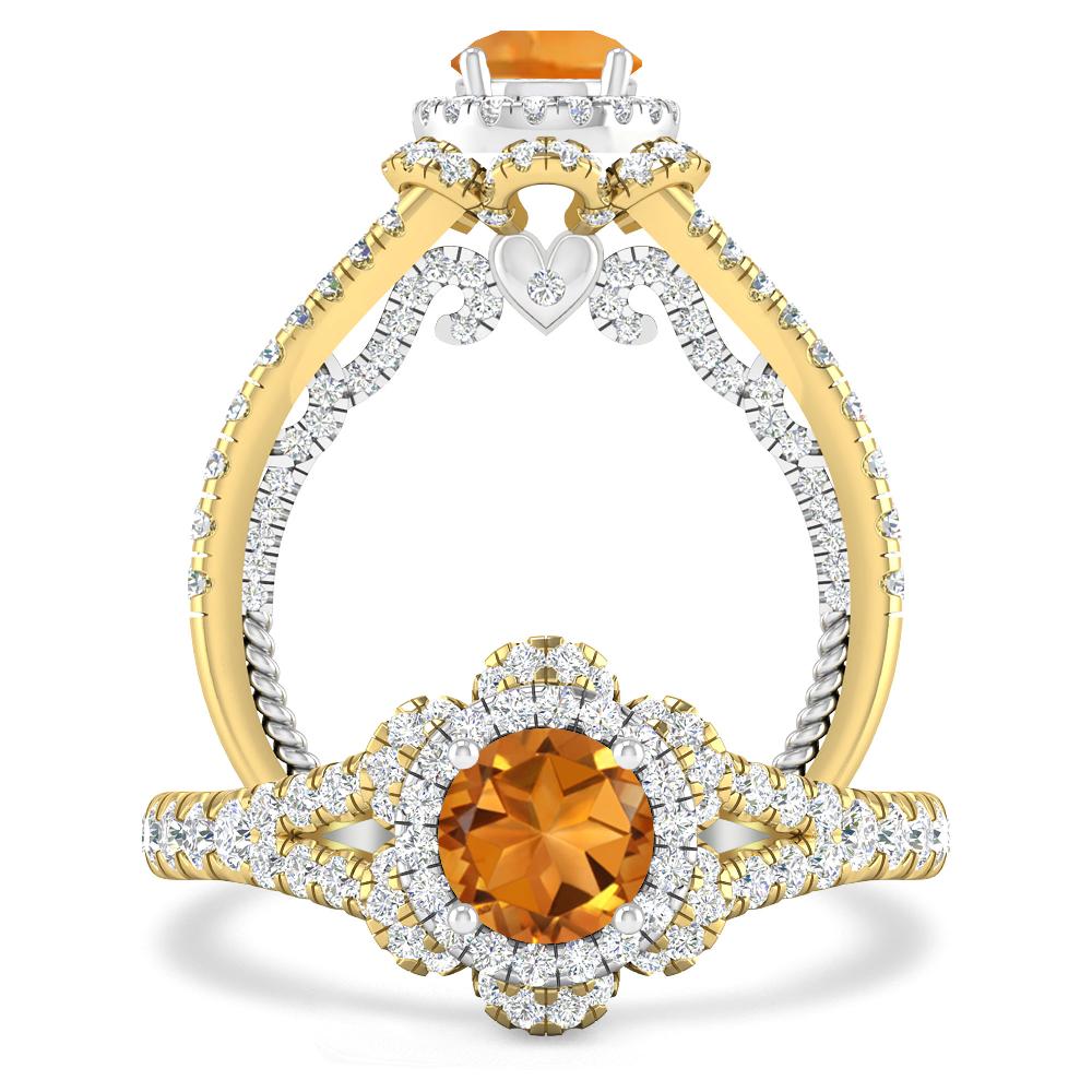 Yellow Gold - Citrine