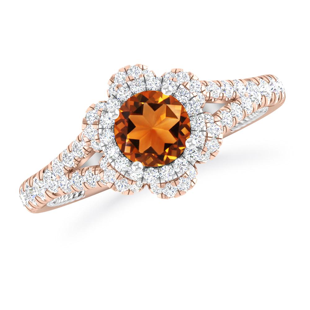 Rose Gold - Citrine