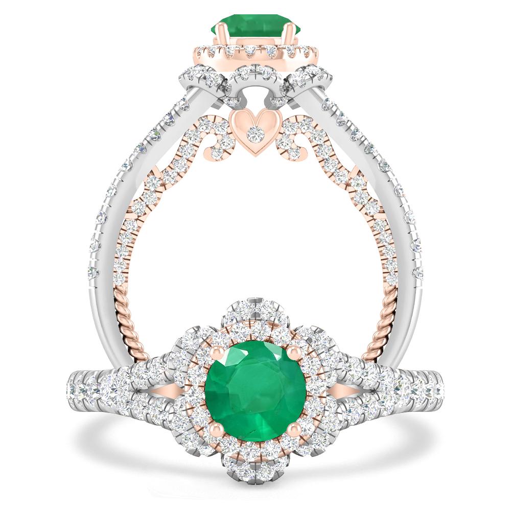 White Gold - Emerald