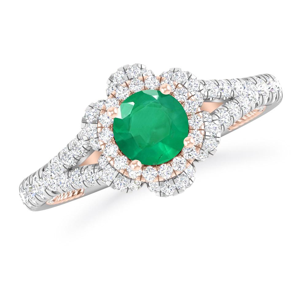 White Gold - Emerald