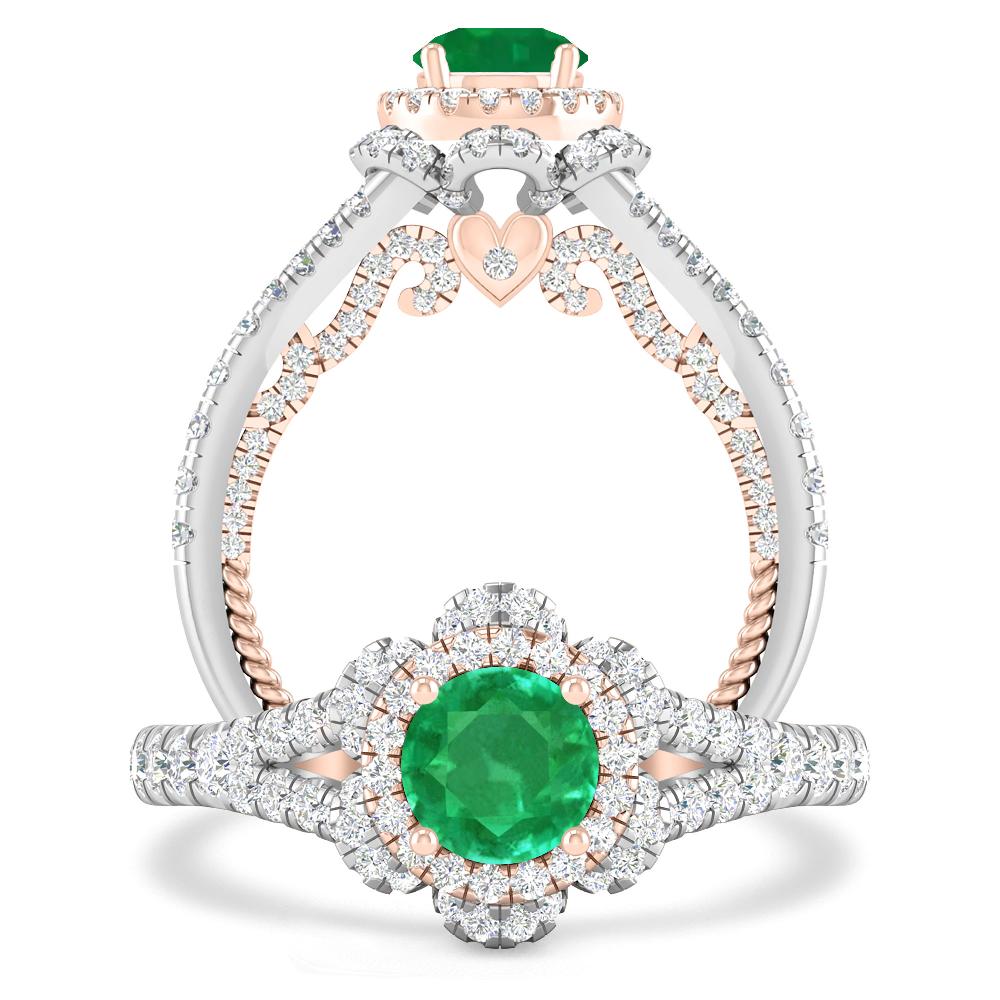 White Gold - Emerald