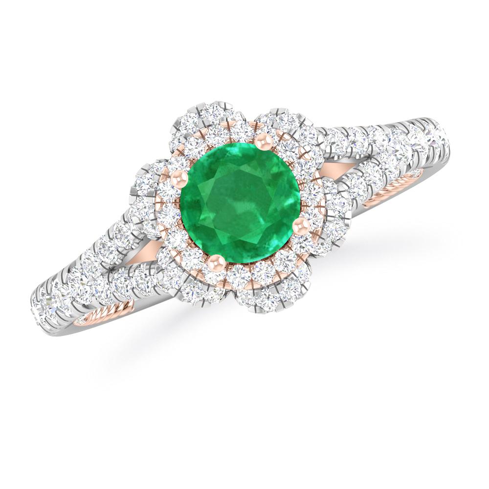 White Gold - Emerald